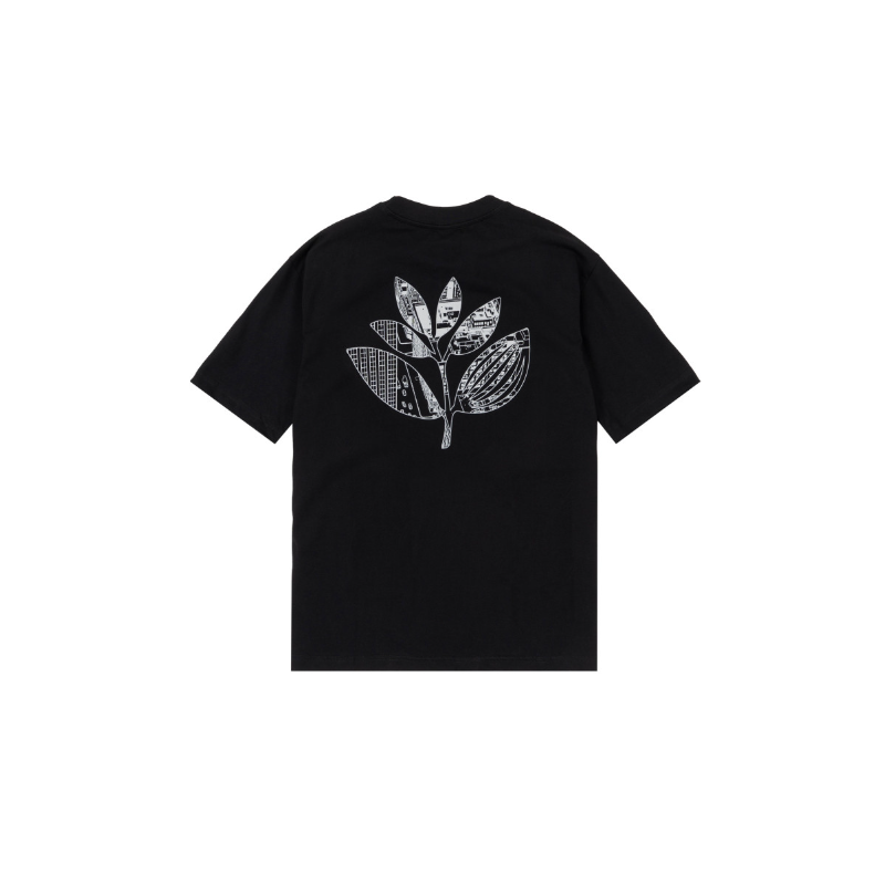 MAGENTA TEE AERIAL - BLACK