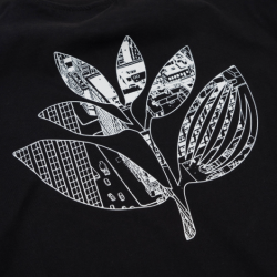 MAGENTA TEE AERIAL - BLACK