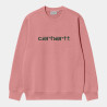 CARHARTT CREW SWEATSHIRT - DUSTY ROSE