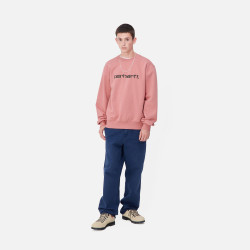 CARHARTT CREW SWEATSHIRT - DUSTY ROSE