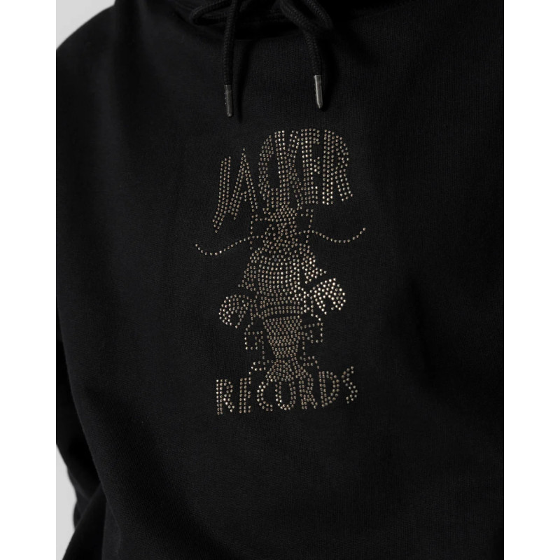 JACKER HOODIE LOBSTER SERVICE - BLACK