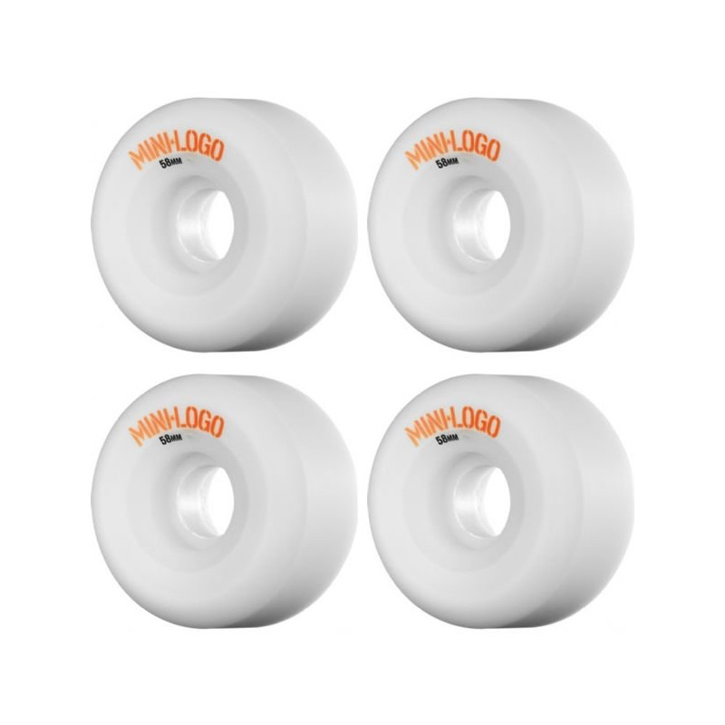 MINI LOGO WHEELS A-CUT - WHITE