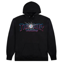 THRASHER HOODIE AWS - BLACK