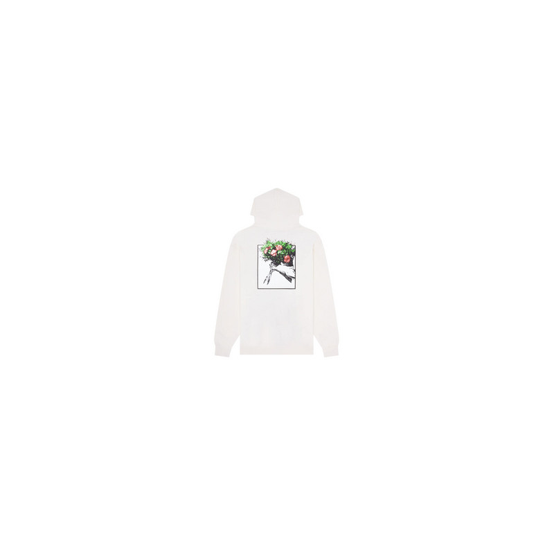 HOCKEY HOODIE ROSES - BONE