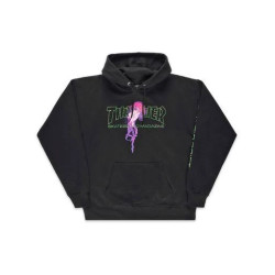 THRASHER HOODIE ATLAS - BLACK