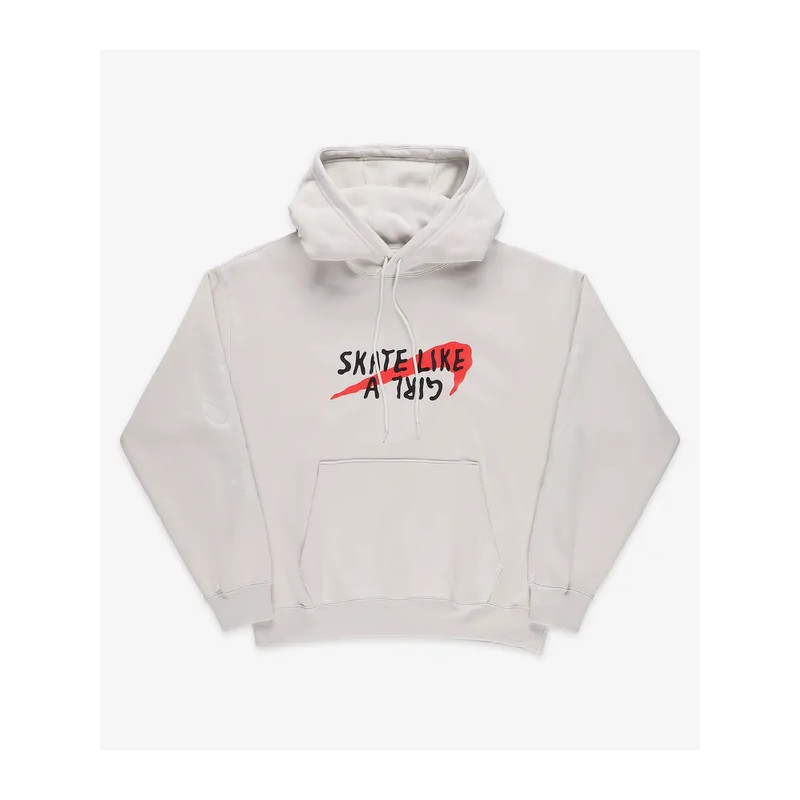 NIKE SB HOODIE SLAG - LIGHT BONE