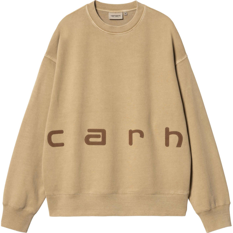CARHARTT CREW FELT SCRIPT - PEANUT TOBACCO