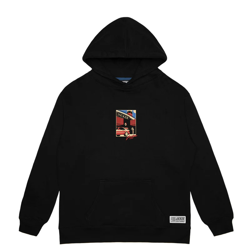 JACKER HOODIE BLACK TRADE - BLACK