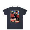 JACKER TEE BLACK TRADE - BLUE