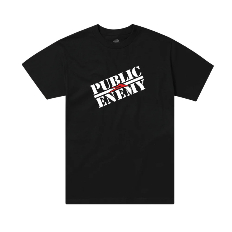 LAKAI TEE PUCBLIC ENEMY - BLACK