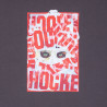 HOCKEY HOODIE WAR ALL OVER - CHARCOAL