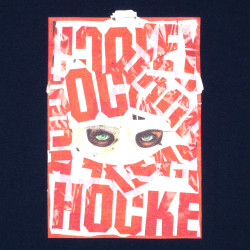 HOCKEY TEE WAR ALL OVER - NAVY