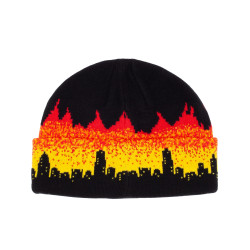 HOCKEY BEANIE LIGHTS OUT - BLACK