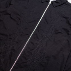 HODDLE SHIRT THRON ZIP UP - BLACK