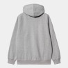 CARHARTT ZIP CHASE HOODED - GREY HEATHER GOLD