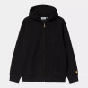 CARHARTT ZIP CHASE HOODED - BLACK GOLD