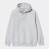 CARHARTT HOODY CHASE - ASH HEATHER GOLD