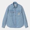 CARHARTT SHIRT HARVEY - BLUE STONE BLEACHED