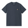 CARHARTT TEE CHASE - DUSKY BLUE GOLD