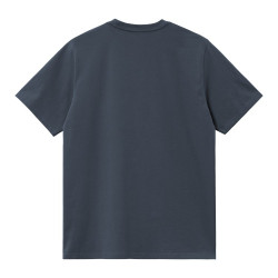 CARHARTT TEE CHASE - DUSKY BLUE GOLD