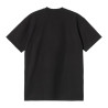 CARHARTT TEE HEART POCKET - BLACK RED
