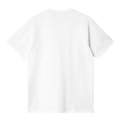CARHARTT TEE HEART POCKET - WHITE RED
