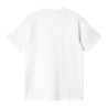CARHARTT TEE HEART POCKET - WHITE RED