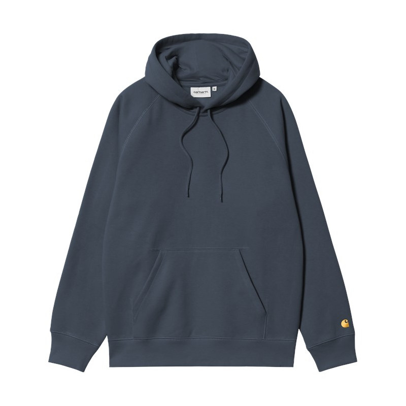 CARHARTT HOODY CHASE - DUSKY BLUE GOLD
