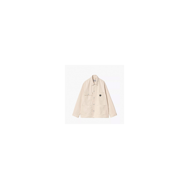 CARHARTT JACKET DREWE CHORE - NATURAL RINSED