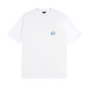 MAGENTA TEE BLUE FLOWERS - WHITE