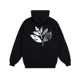 MAGENTA HOODIE FEMME - BLACK