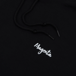 MAGENTA HOODIE FEMME - BLACK