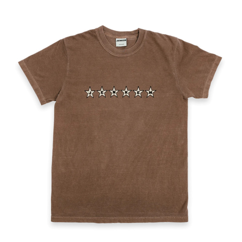 JENKEM TEE 6 STAR - BURGUNDY