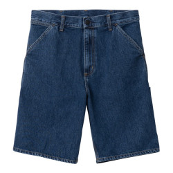 CARHARTT SHORT SINGLE KNEE - BLUE STONE WASHED