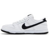 NIKE SB SHOES DUNK LOW - WHITE BLACK