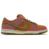 NIKE SB SHOES DUNK LOW - RED STRADUST NEUTRAL