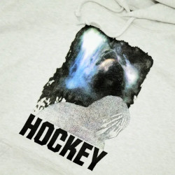HOCKEY HOODIE GOD OF SUFFER - ASH GREY
