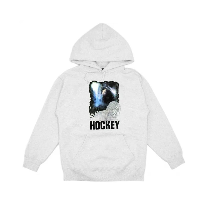 HOCKEY HOODIE GOD OF SUFFER - ASH GREY
