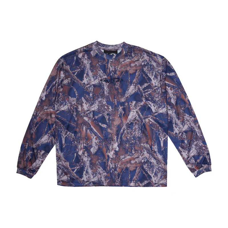 WNKD TEE LS CAMO - GRAPE