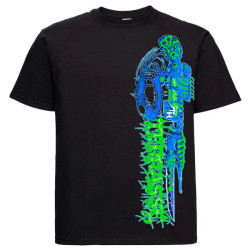 5T TEE GUN TEE - BLACK