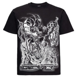 5T TEE ALIEN - BLACK