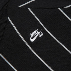 NIKE POLO SWEATER - BLACK