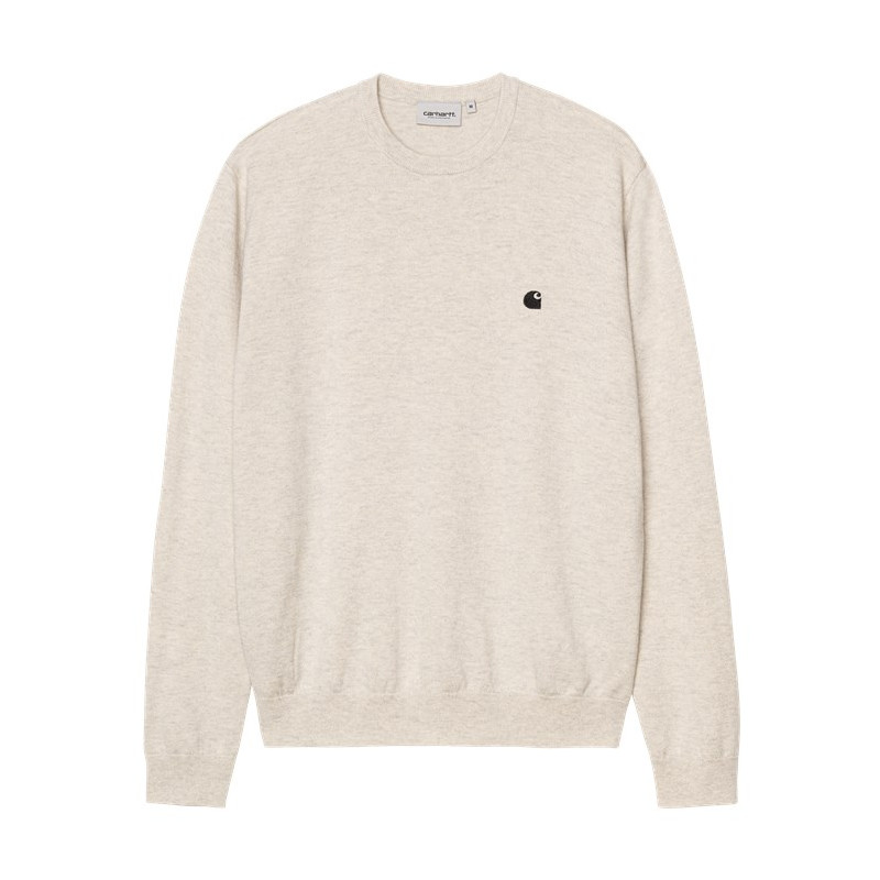 CARHARTT CREW MADISON - FLEUR DE SEL BLACK