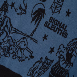 PASSPORT CREW EYEBALL KNIT - HARBOUR BLUE