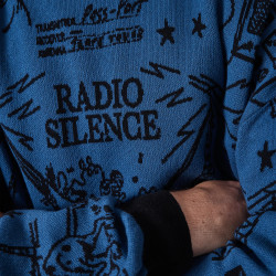 PASSPORT CREW EYEBALL KNIT - HARBOUR BLUE