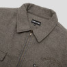 PASSPORT JACKET ARTHUR WOOL ZIP - GREY MARLE