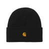 CARHARTT BEANIE CHASE - BLACK GOLD