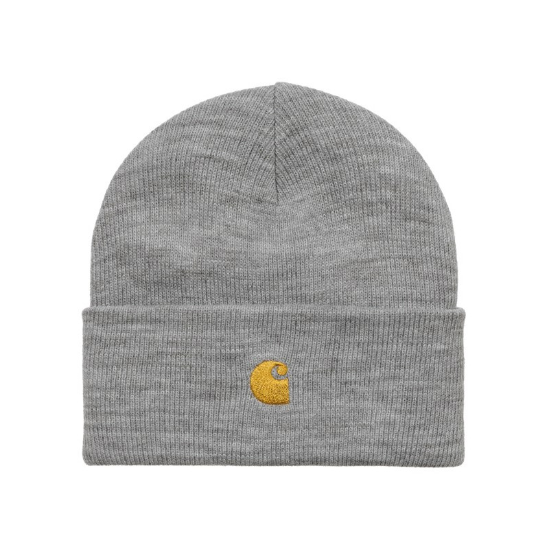 CARHARTT BEANIE CHASE - GREY HEATHER GOLD