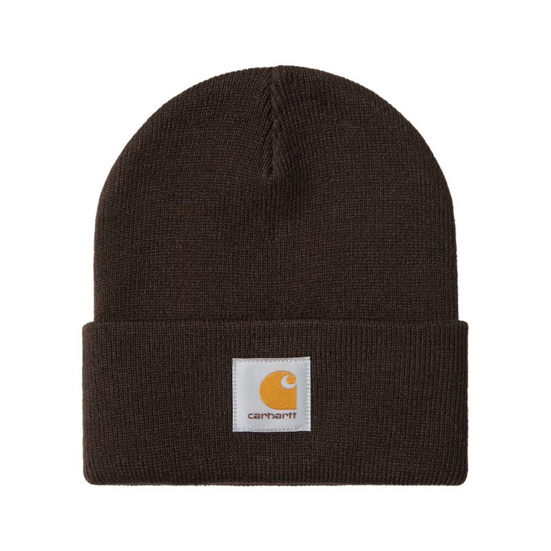 CARHARTT BEANIE SHORT WATCH HAT - TOBACCO RINSED