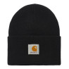 CARHARTT BEANIE SHORT WATCH HAT - BLACK